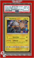 SM Black Star Promo SM116 Xurkitree Holo Forbidden Light Prerelease PSA 8
