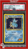 Gym Heroes 9 Misty's Seadra Holo Prerelease PSA 5
