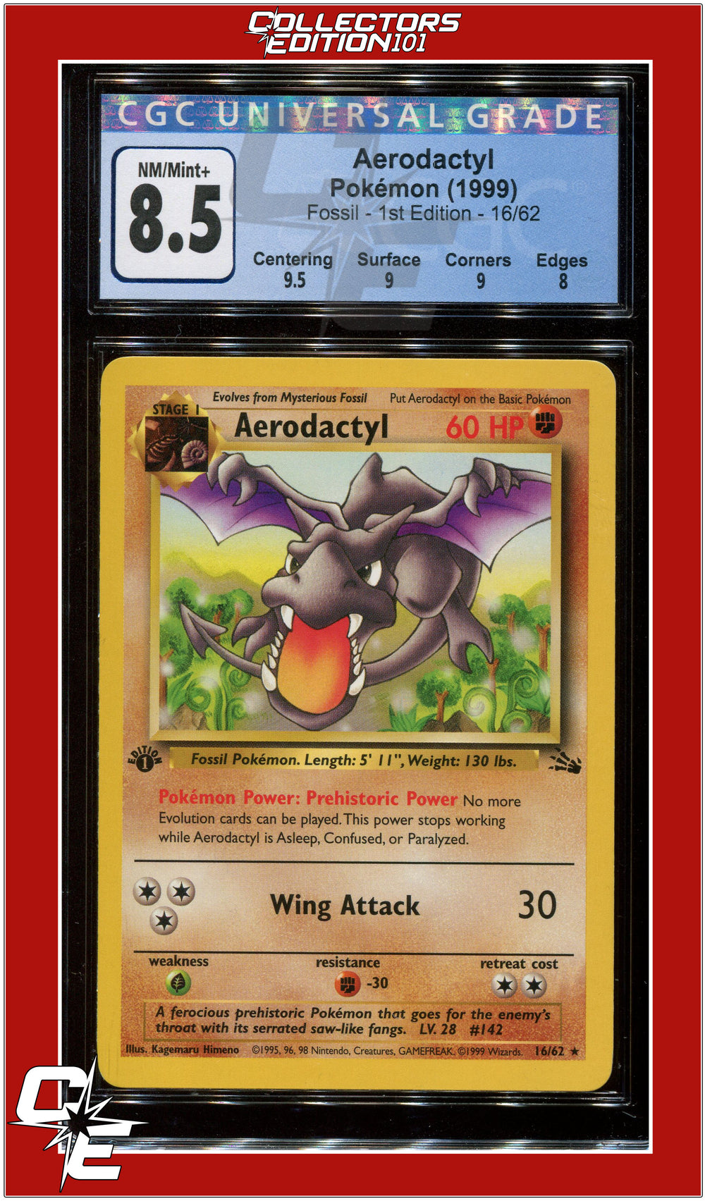 Aerodactyl (16/62) [Fossil 1st Edition]