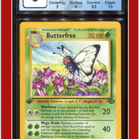 Jungle 1st Edition Butterfree 33/64 CGC 8