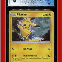 SM Black Star Promo SM98 Pikachu Holo CGC 8 - Subgrades