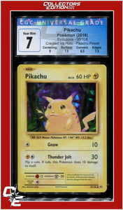 Evolutions Pikachu Cracked Ice Holo 35/108 CGC 7 - Subgrades