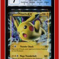 Black Star Promo Pikachu EX XY174 CGC 7 - Subgrades