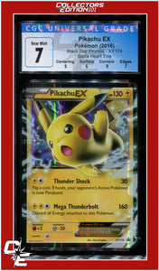 Black Star Promo Pikachu EX XY174 CGC 7 - Subgrades