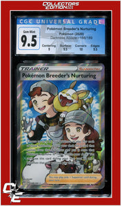 Darkness Ablaze Pokémon Breeder's Nurturing 188/189 CGC 9.5 - Subgrades