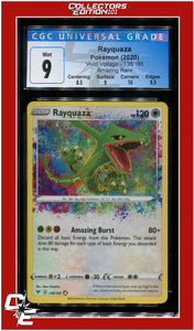 Vivid Voltage 138 Rayquaza Amazing Rare CGC 9 - Subgrades | Collectors Edition 101 Vivid Voltage 138 Rayquaza Amazing Rare CGC 9 - Subgrades | Collectors Edition 101