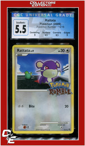 Pokémon Rumble Rattata 15/16 CGC 5.5 - Subgrades