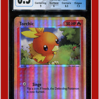 EX Ruby & Sapphire Torchic Reverse Holo 74/109 CGC 6.5 - Subgrades