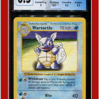 Base Set Shadowless Wartortle 42/102 CGC 6.5 - Subgrades