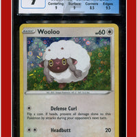 Black Star Promo Wooloo Sequin Holo SWSH SWSH011 CGC 9 - Subgrades