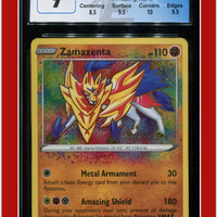 Vivid Voltage Zamazenta Amazing Rare 102/185 CGC 9 - Subgrades