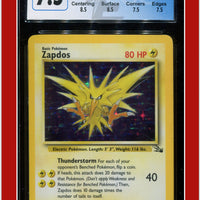 Fossil Zapdos Holo "Corrected" 15/62 CGC 7.5 - Subgrades