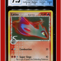 EX Holon Phantoms Latias ? Holo Theme Deck 21/110 CGC 7.5 - Subgrades