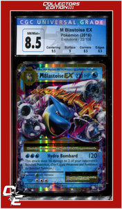 Evolutions M Blastoise EX 22/108 CGC 8.5 - Subgrades