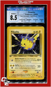 Neo Genesis 1st Edition Pikachu 70/111 CGC 8.5 - Subgrades