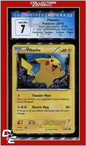 Black Star Promo Pikachu Cosmos Holo XY89 CGC 7 - Subgrades