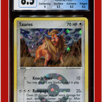 EX FireRed LeafGreen Tauros Reverse Holo 16/112 CGC 8.5 - Subgrades