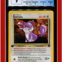 Team Rocket 1st Edition Rattata 66/82 CGC 9 - Subgrades