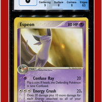 EX Sandstorm Espeon 16/100 CGC 8 - Subgrades