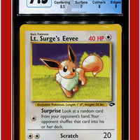 Gym Challenge Lt. Surge's Eevee 8.5 51/132 CGC 7.5 - Subgrades