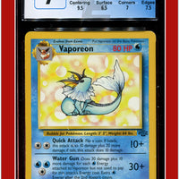 Jungle Vaporeon 28/64 CGC 7 - Subgrades