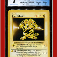 Base Set 20 Electabuzz Shadowless CGC 5 - Subgrades