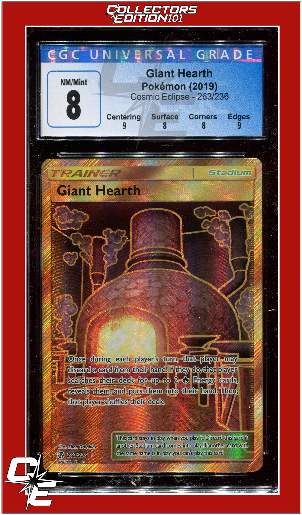 Cosmic Eclipse Giant Hearth 263/236 CGC 8 - Subgrades