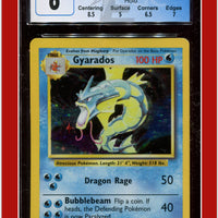 Base Set Gyarados Holo 6/102 CGC 6 - Subgrades