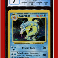 Base Set Gyarados Holo 6/102 CGC 7 - Subgrades