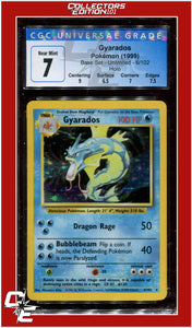 Base Set Gyarados Holo 6/102 CGC 7 - Subgrades