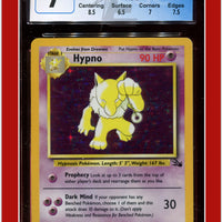 Fossil Hypno Holo 8/62 CGC 7 - Subgrades