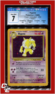 Fossil Hypno Holo 8/62 CGC 7 - Subgrades