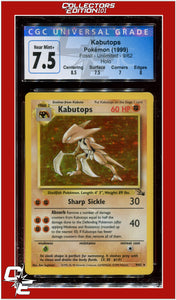 Fossil Kabutops Holo 9/62 CGC 7.5 - Subgrades