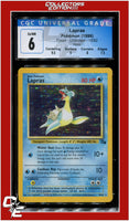 Fossil Lapras Holo 10/62 CGC 6 - Subgrades
