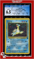 Fossil Lapras Holo 10/62 CGC 6.5 - Subgrades
