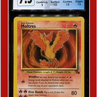 Fossil Moltres 27/62 CGC 7.5 - Subgrades