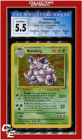 Base Set Nidoking Holo 11/102 CGC 5.5 - Subgrades
