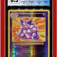 Evolutions Nidoking Reverse Holo 45/108 CGC 8.5 - Subgrades