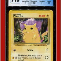 Base Set Pikachu 58/102 CGC 7.5 - Subgrades