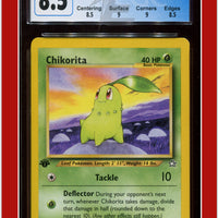 Neo Genesis 1st Edition Chikorita 53/111 CGC 8.5 - Subgrades