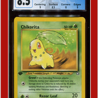 Neo Genesis 1st Edition Chikorita 54/111 CGC 8.5 - Subgrades