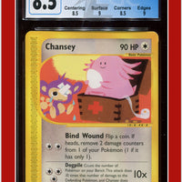 Expedition Chansey 72/165 CGC 8.5 - Subgrades