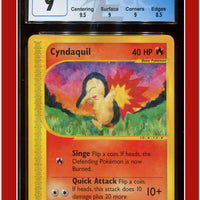 Expedition 104 Cyndaquil CGC 9 - Subgrades