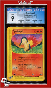 Expedition 104 Cyndaquil CGC 9 - Subgrades