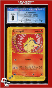 Expedition Cyndaquil 105/165 CGC 8 - Subgrades