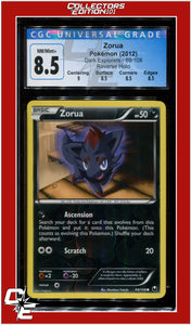 Dark Explorers Zorua Reverse Holo 69/108 CGC 8.5 - Subgrades