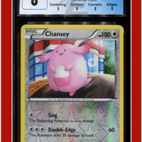 Dark Explorers Chansey Reverse Holo 80/108 CGC 8 - Subgrades