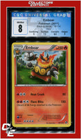 Black & White Emboar Holo 19/114 CGC 8 - Subgrades
