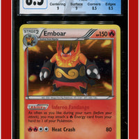 Black & White Emboar Holo 20/114 CGC 8.5 - Subgrades