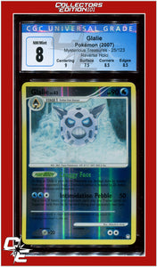 Mysterious Treasures Glalie Reverse Holo 25/123 CGC 8 - Subgrades